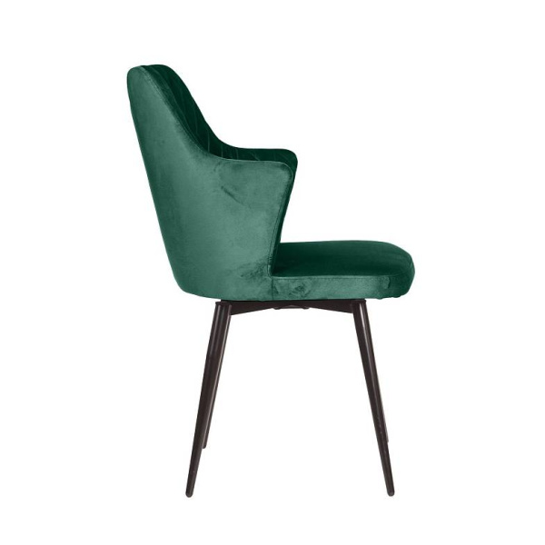 Стул HUNT (HUNT DARK GREEN VL 65 BK VD)